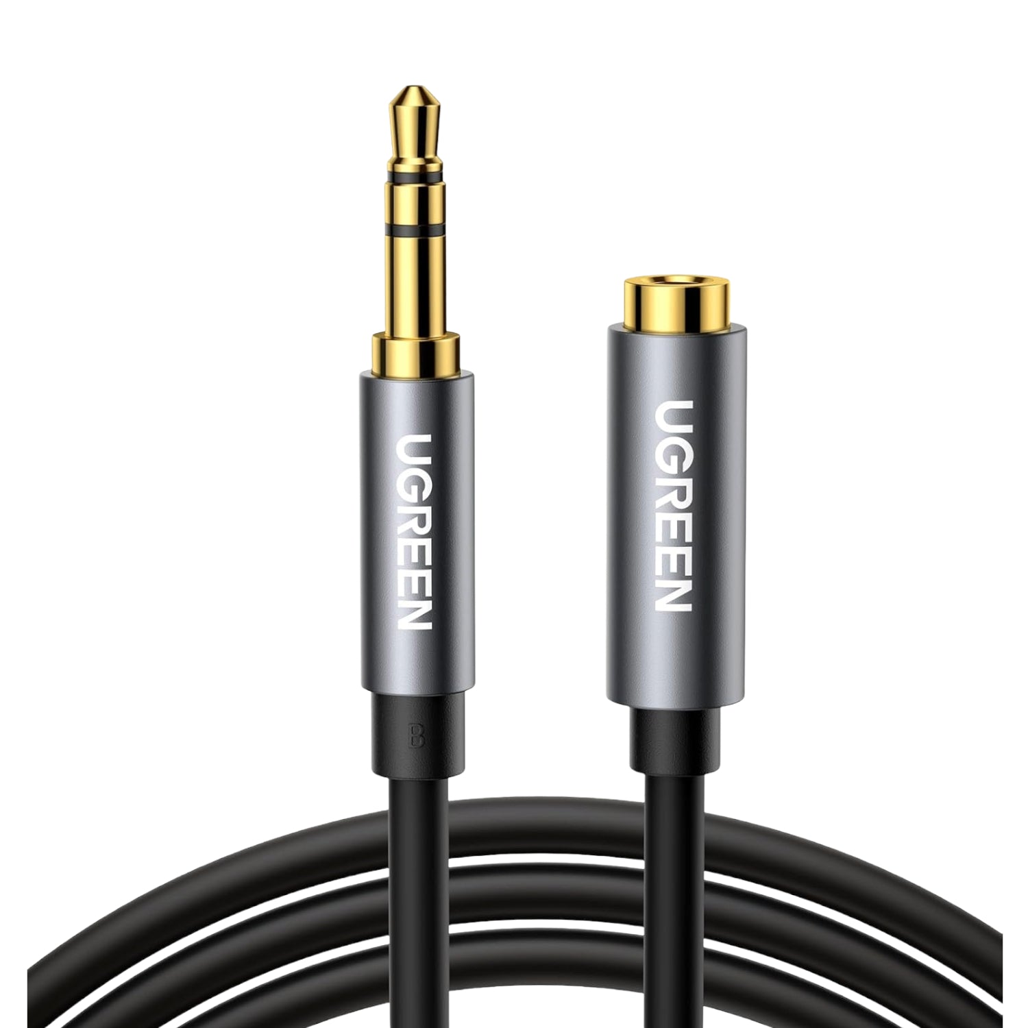 UGREEN AV118 3.5mm AUX Extension Cable 1m – Male to Female –(Black) - Guards On Duty Shop & Security Guards