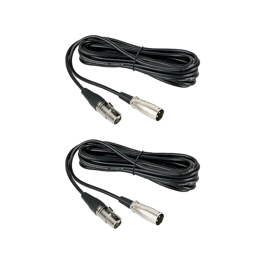 NearStream Balanced XLR Male to Female Microphone Cable 2m - 2 pack - Guards On Duty Shop & Security Guards