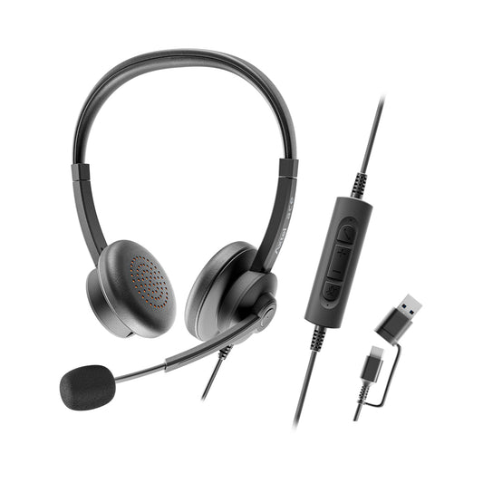 AXTEL ACE UC STEREO USB-C/A WIRED HEADSET