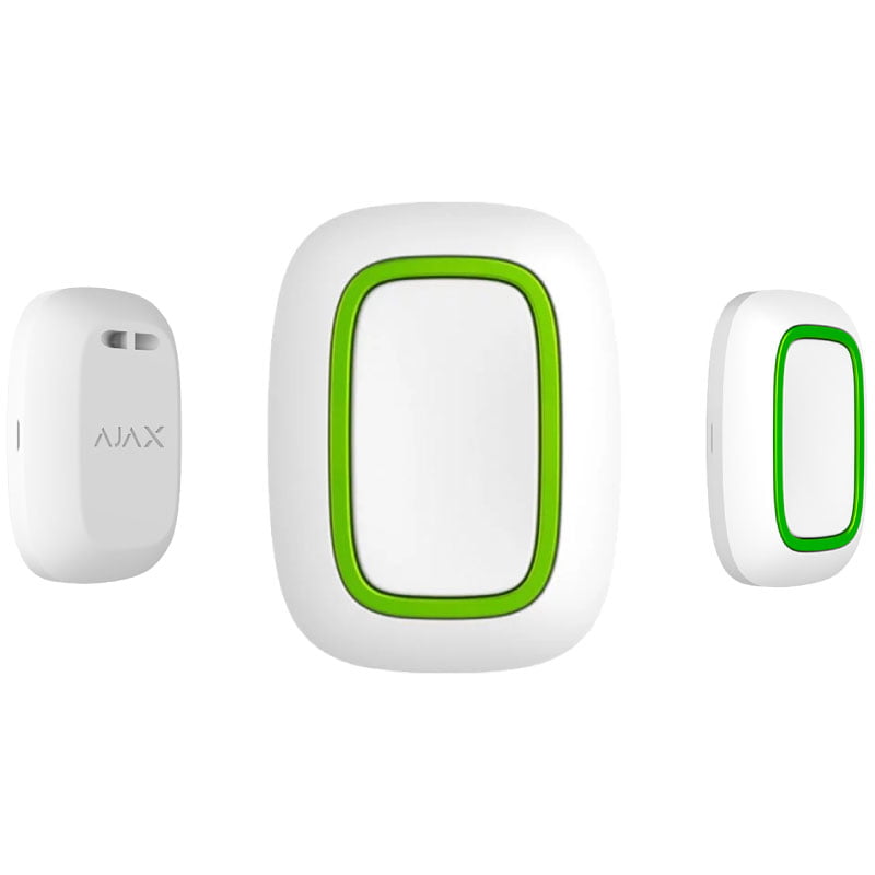 Ajax - Button White - wireless panic button / remote control for scenarios - Guards On Duty Shop & Security Guards