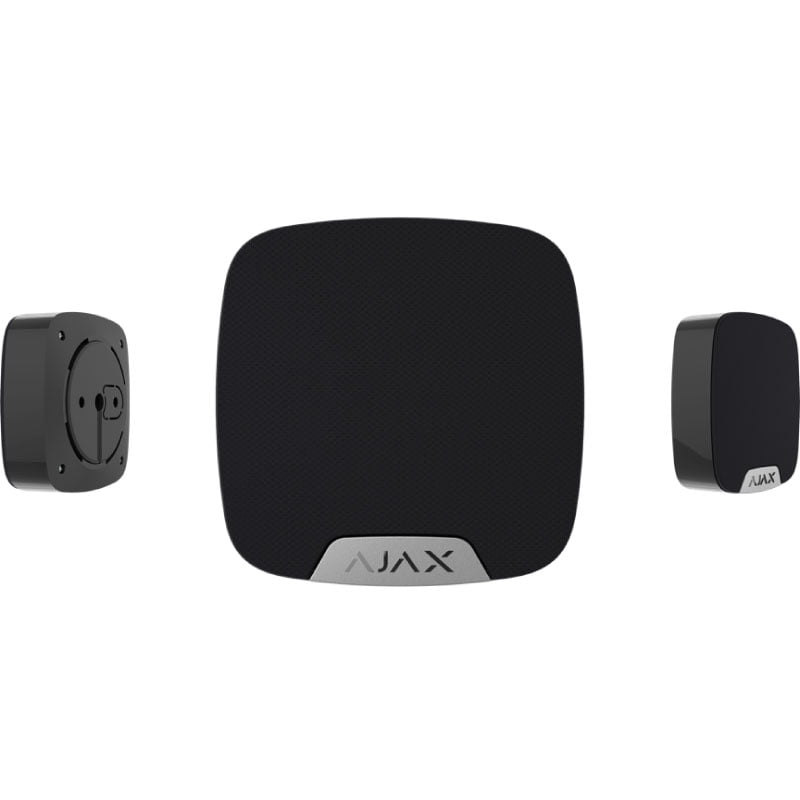 Ajax - HomeSiren Black - wireless indoor siren - Guards On Duty Shop & Security Guards