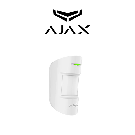 Ajax - CombiProtect White - wireless motion and glass break detector with... - Guards On Duty Shop & Security Guards