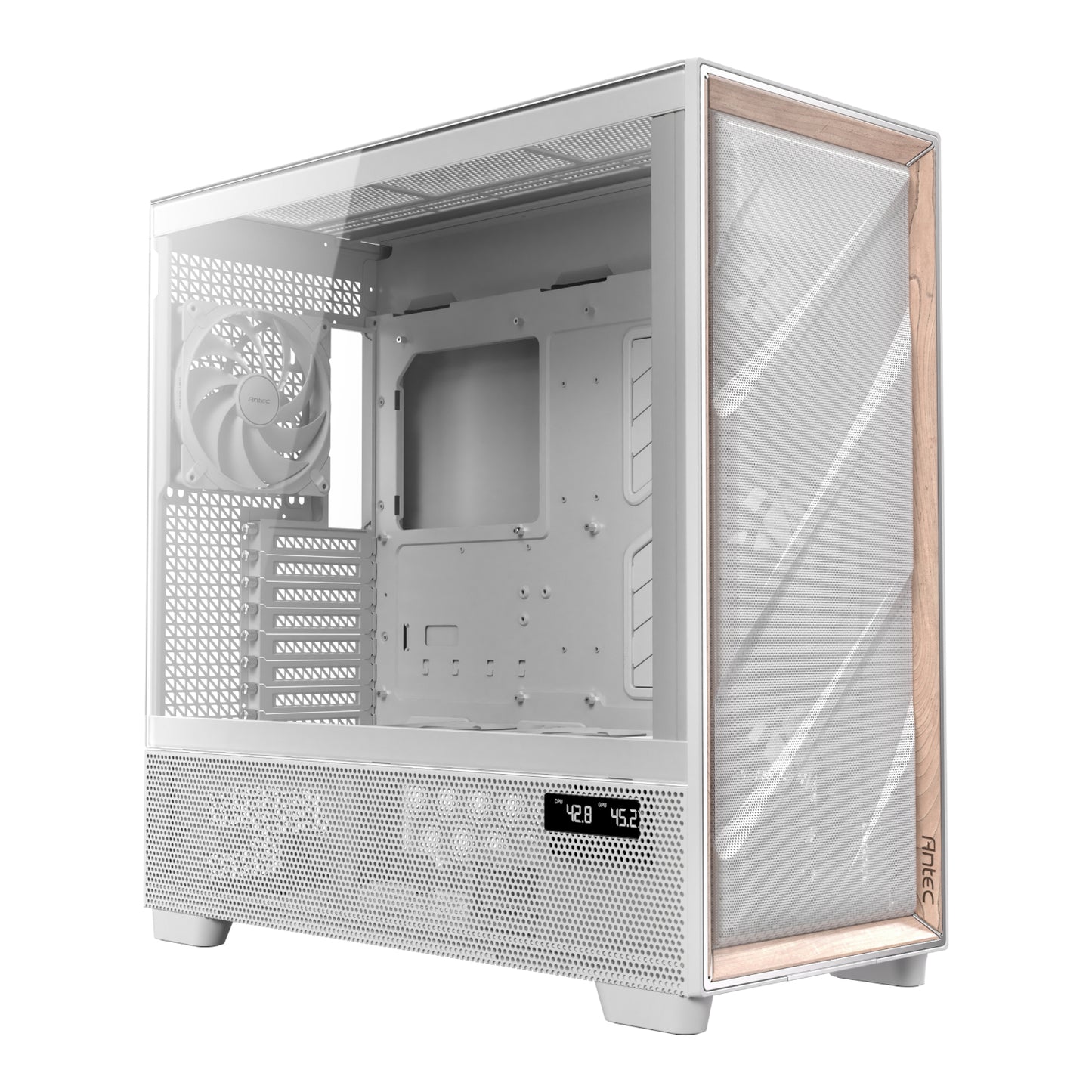 Antec FLUX PRO E-ATX Full Tower Gaming Chassis – White - Guards On Duty Shop & Security Guards