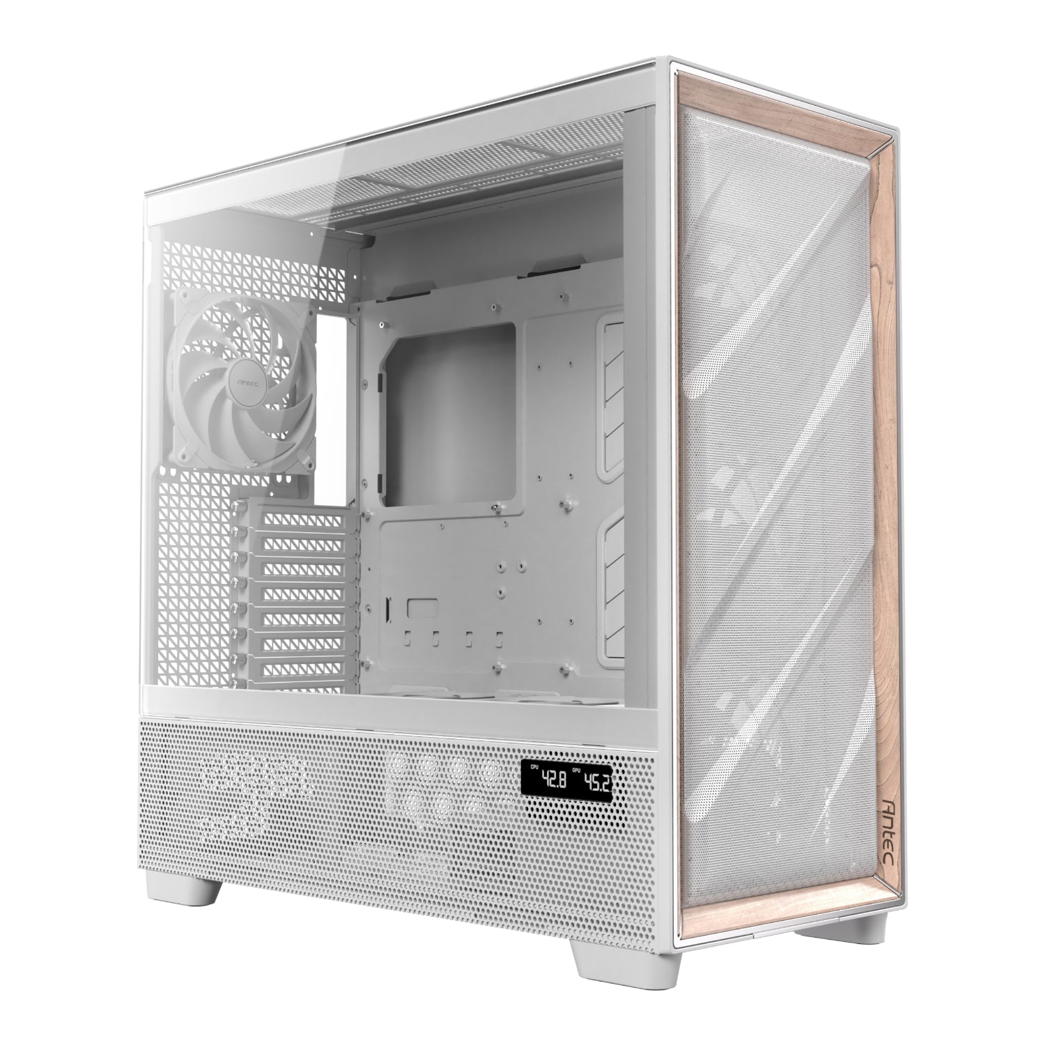 Antec FLUX PRO E-ATX Full Tower Gaming Chassis – White - Guards On Duty Shop & Security Guards