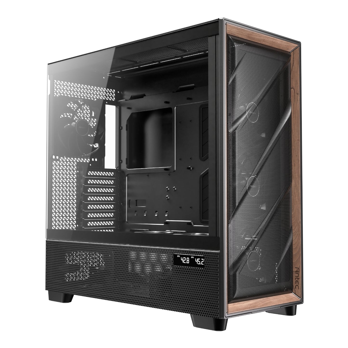 Antec FLUX PRO E-ATX Full Tower Gaming Chassis – Black - Guards On Duty Shop & Security Guards