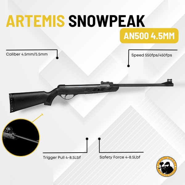 SnowPeak AN500 4.5mm Black