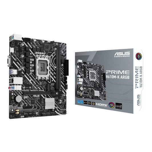 Asus PRIME H610M-K ARGB Intel LGA1700 M-ATX Motherboard - Guards On Duty Shop & Security Guards