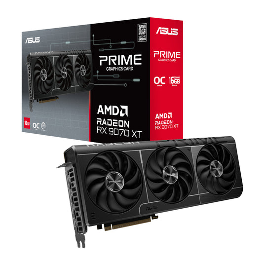 Asus Prime Radeon RX9070 XT OC Edition 16GB GDDR6 Graphics Card - Guards On Duty Shop & Security Guards