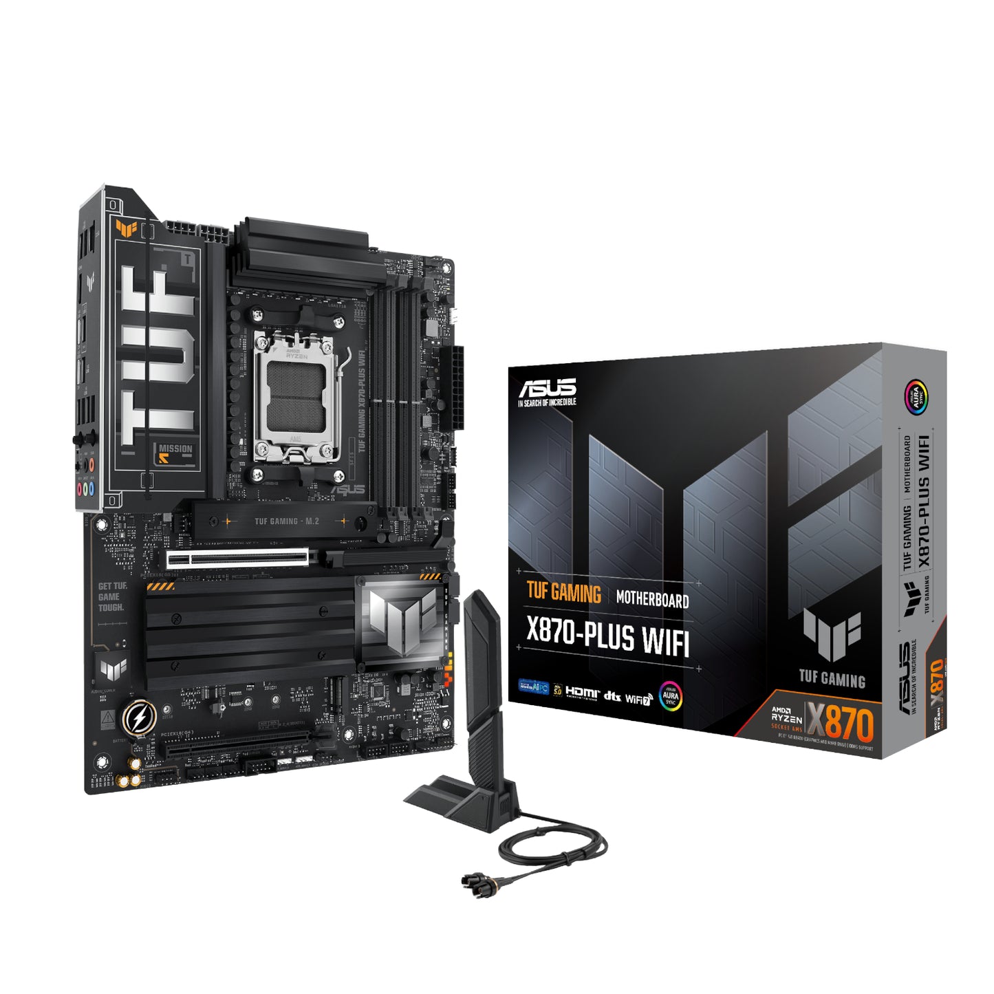 Asus TUF Gaming X870-PLUS WIFI AMD AM5 ATX Gaming Motherboard - Guards On Duty Shop & Security Guards