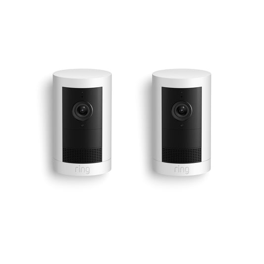 Ring - Outdoor Cam 2K Battery (2 Pack) - White - Security Camera - Ring - Hardware - Guards On Duty Shop & Security Guards
