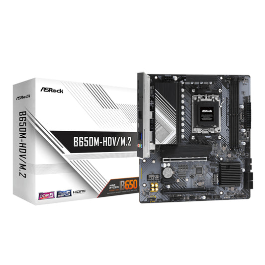 ASRock B650M-HDV/M.2 AM5 Micro-ATX Motherboard - Guards On Duty Shop & Security Guards
