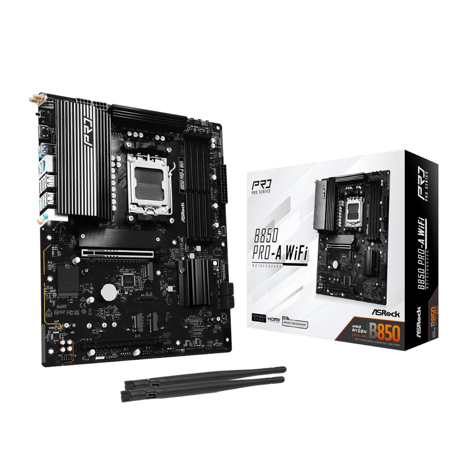ASRock B850 Pro-A Wi-Fi AM5 ATX Motherboard - Guards On Duty Shop & Security Guards