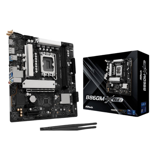 ASRock B860M-X Micro ATX DDR5 Motherboard (PCIe 5 and Wi-Fi 6E) - Guards On Duty Shop & Security Guards