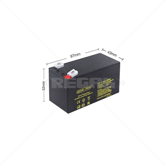SP Batt 12V 1.3Ah SLA - Securi-Prod | Guards on Duty Shop South Africa