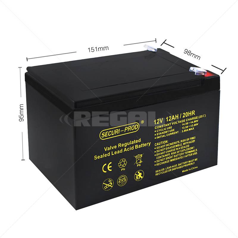 Securi-Prod Battery 12V 12Ah SLA
