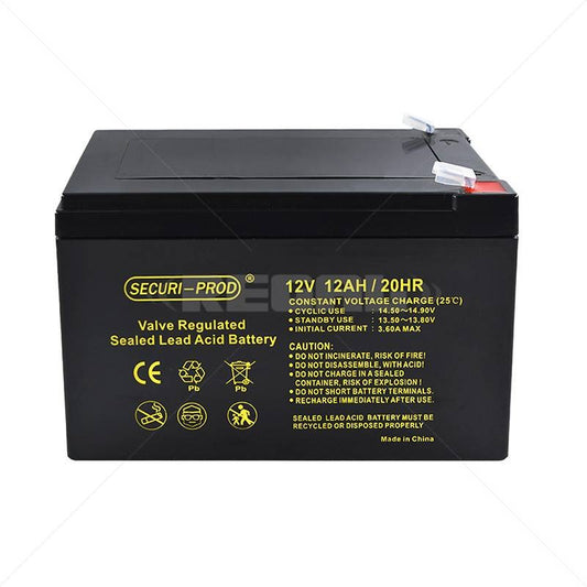 SP Batt 12V 12Ah SLA - Securi-Prod | Guards on Duty Shop South Africa