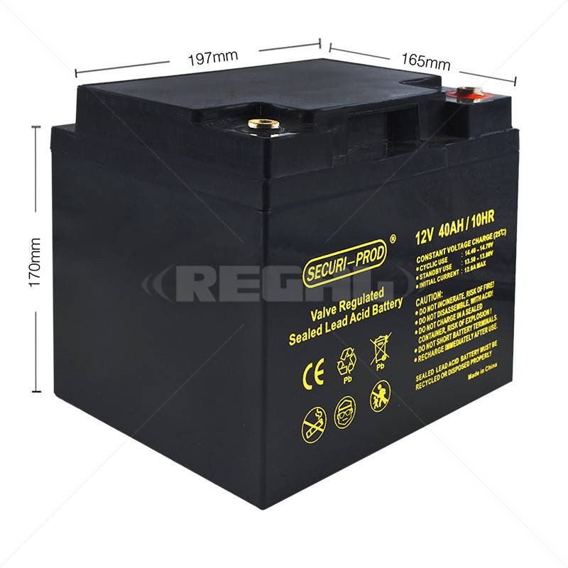 Securi-Prod Battery 12V 40Ah SLA