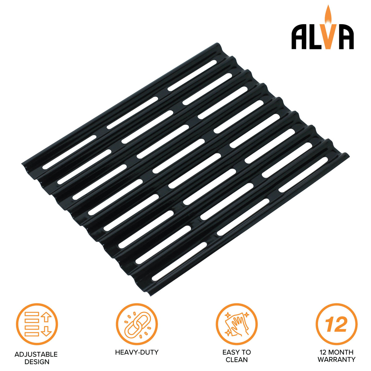 Alva BBQ Grid Adjustable Expanding (30-50x15x1cm)