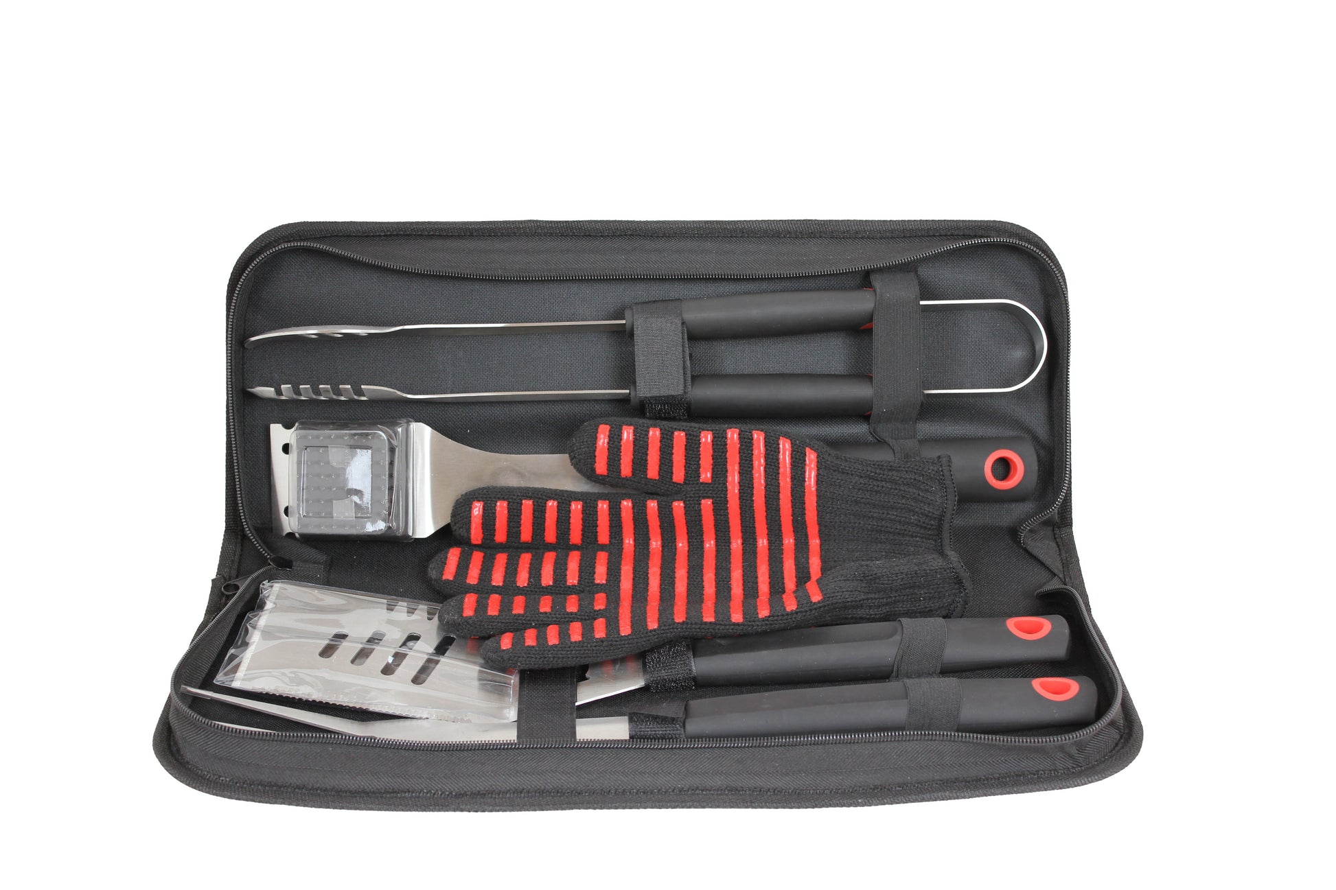 Alva 5Pc BBQ / Braai Tool Set With Case - Alva 5Pc BBQ Braai Tool Set