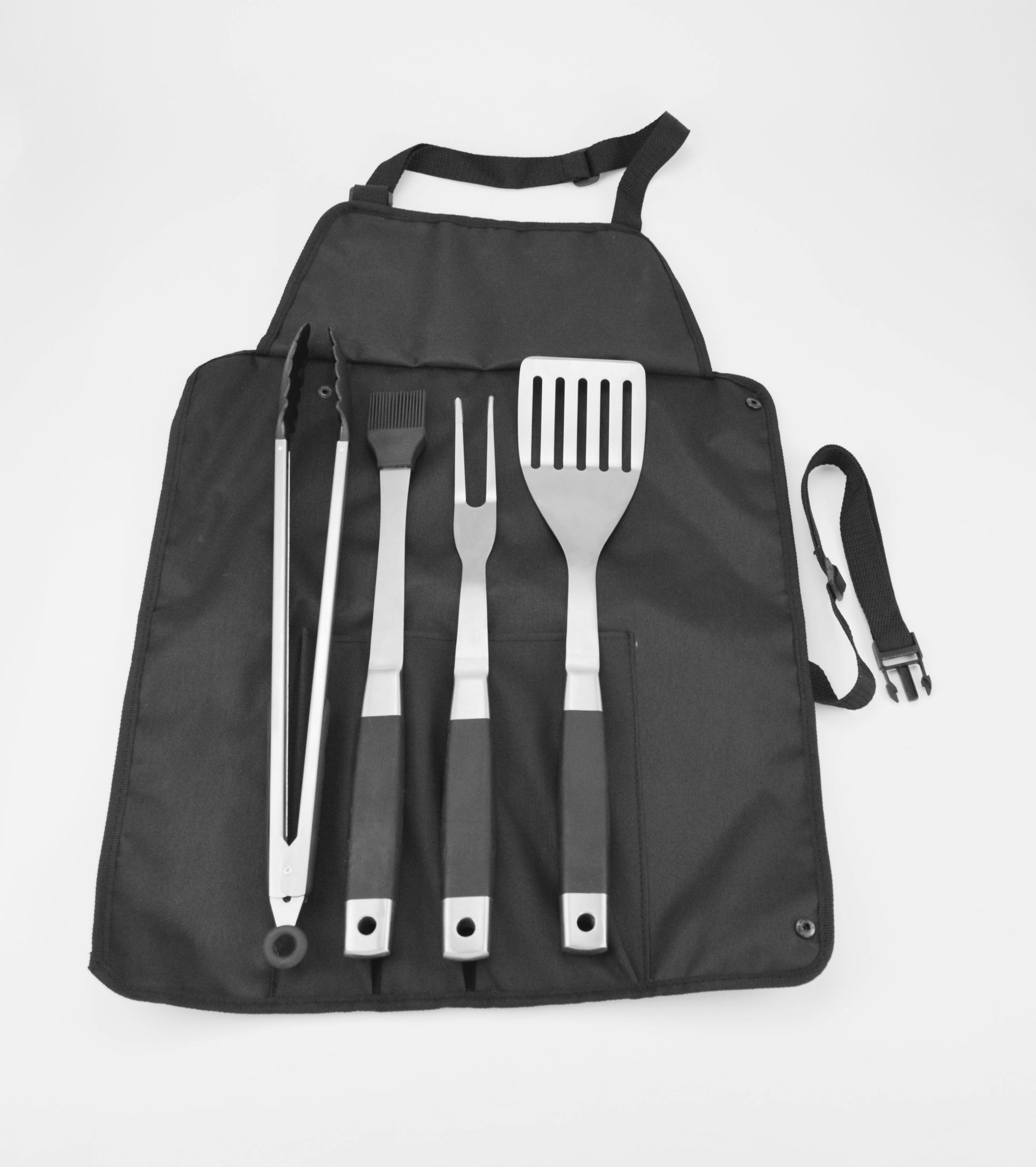 Alva 5Pc BBQ / Braai Roll-Up Tool Set - Alva 5Pc BBQ / Braai Roll-Up Tool Set