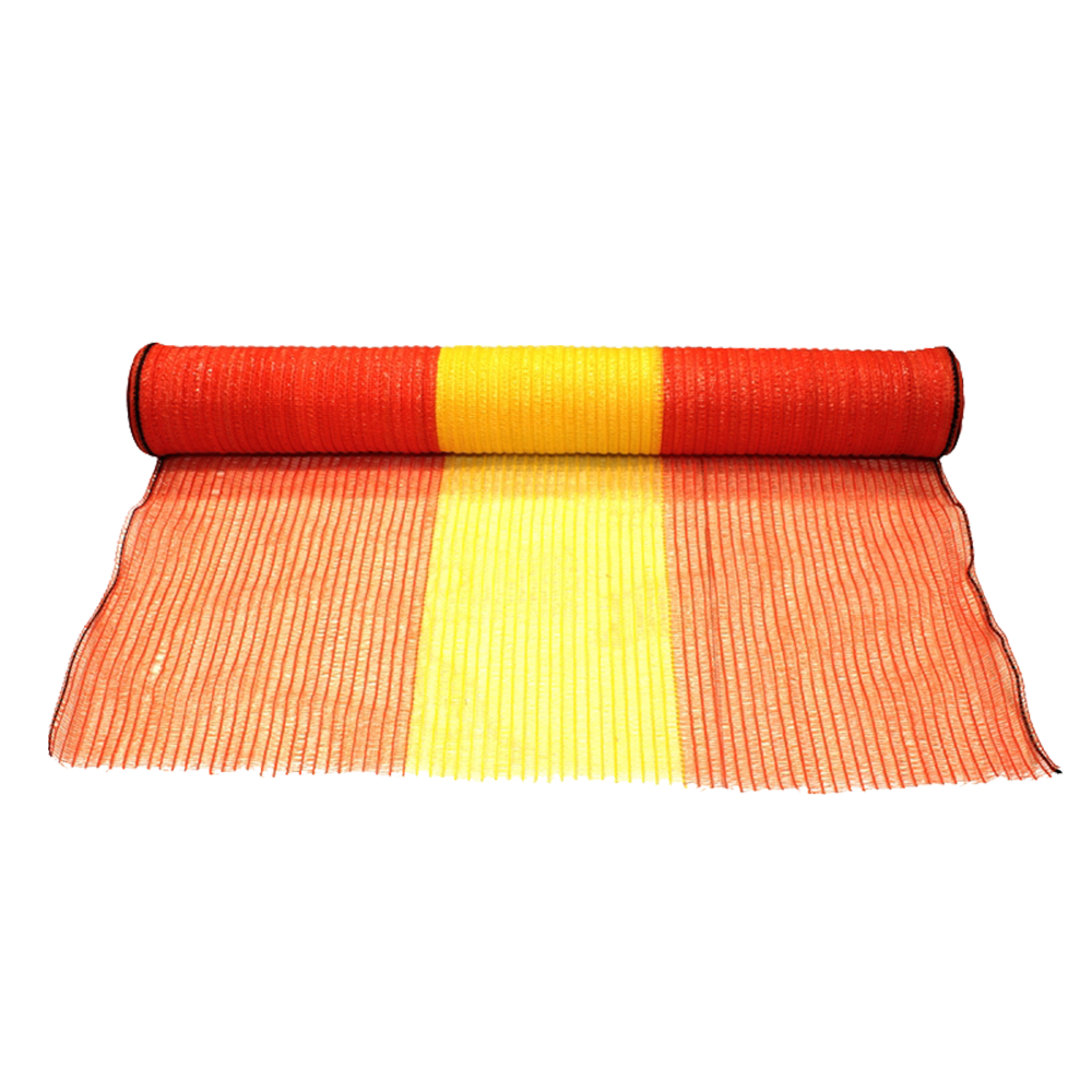 Pinnacle Barrier Netting Woven 1x50m Roll Orange & Yellow
