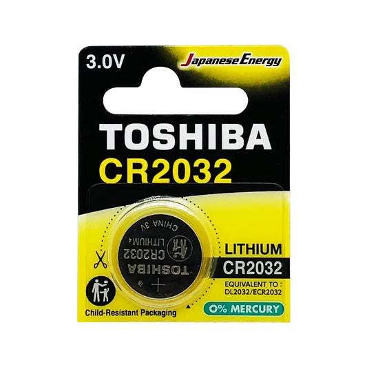 3v Lithium Coin Battery (cr2032) Each — Toshiba | Guards on Duty Shop