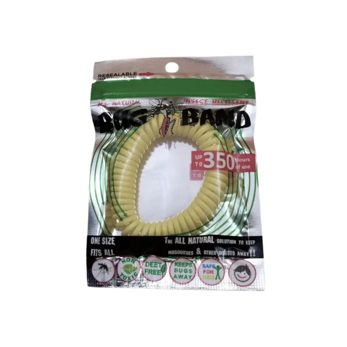 Bug Band Mosquito Repellent Bracelet - 48pc Display (Yellow)