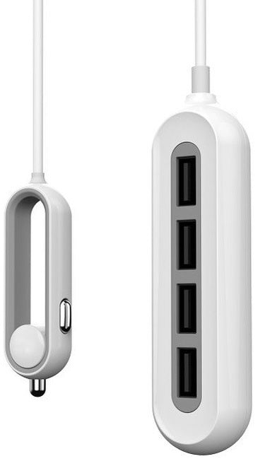 Whizzy 4 Port Usb Family Car Charger