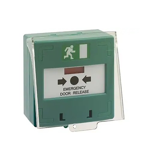 PinnSec Glass Green Resettable Emergency Break Glass Box - Guards On Duty Shop & Security Guards
