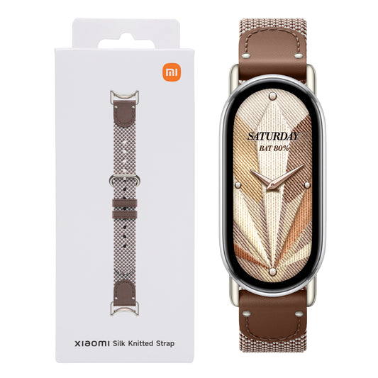 Xiaomi Smart Band 10 Knitted Silk Strap - Feather Brown - Guards On Duty Shop & Security Guards