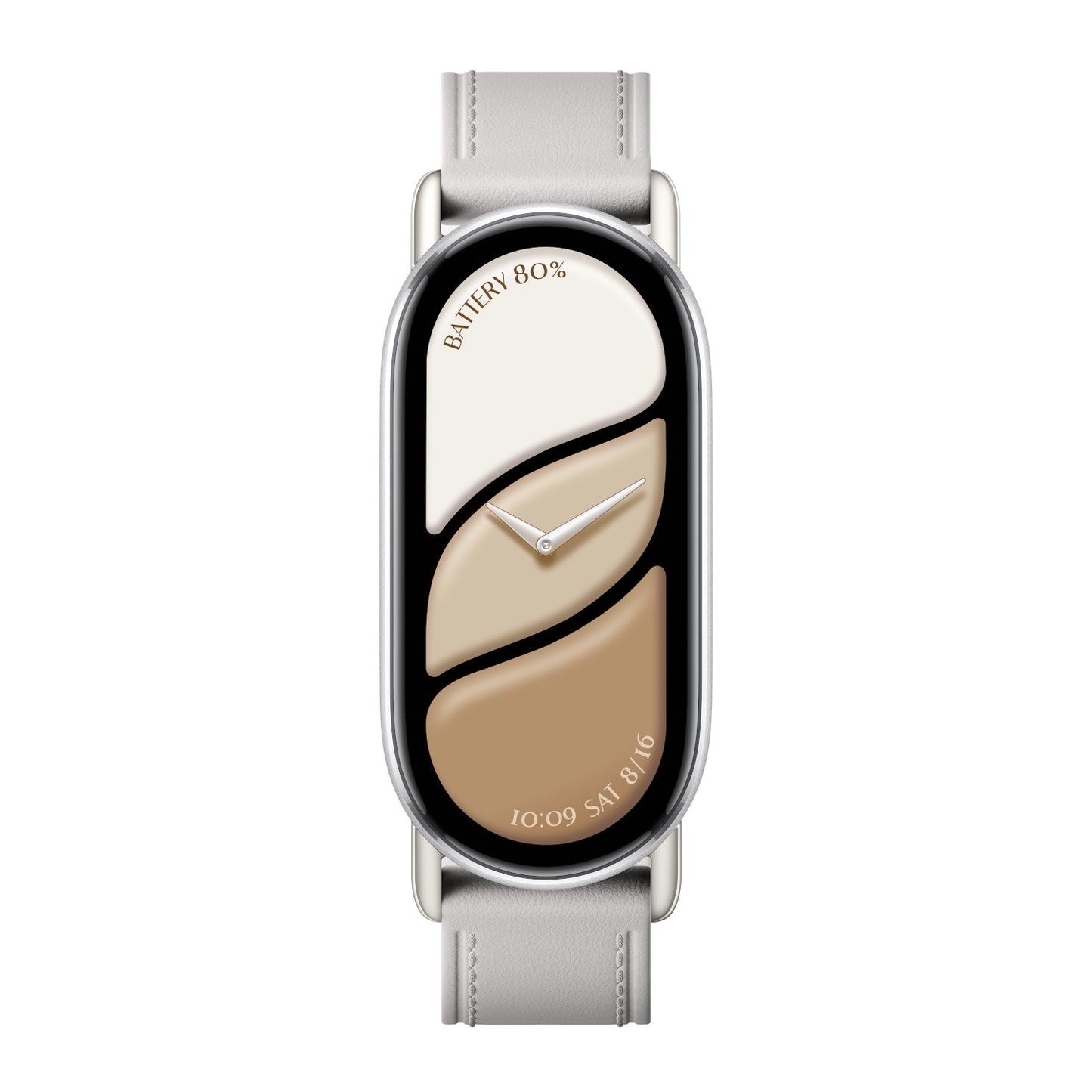 Xiaomi Smart Band 10 Leather Strap - Grey - Guards On Duty Shop & Security Guards