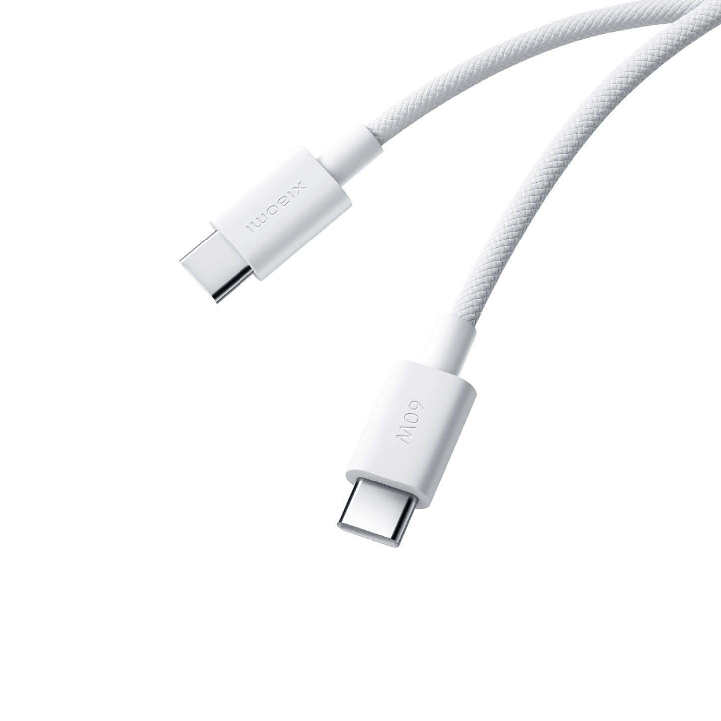 Xiaomi 3A Braided USB Type-C to USB Type-C Cable 1M - White - Guards On Duty Shop & Security Guards