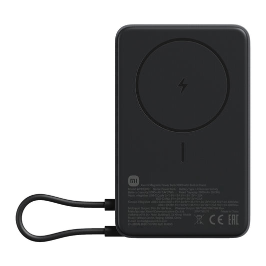 Xiaomi Magnetic Power Bank 10000mAh with Built-in Stand - Dark Grey - Guards On Duty Shop & Security Guards