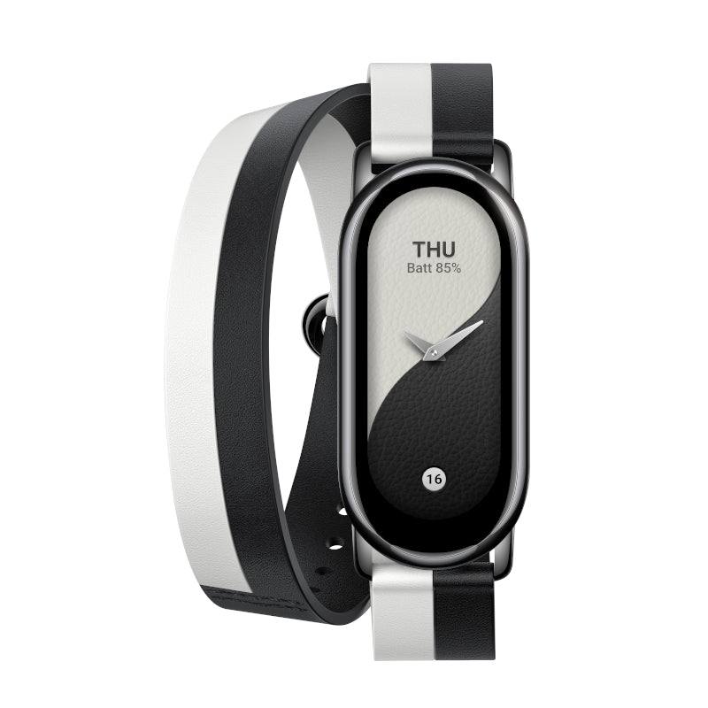 Xiaomi Smart Band 8 Double Wrap Strap - Black and white - Guards On Duty Shop & Security Guards
