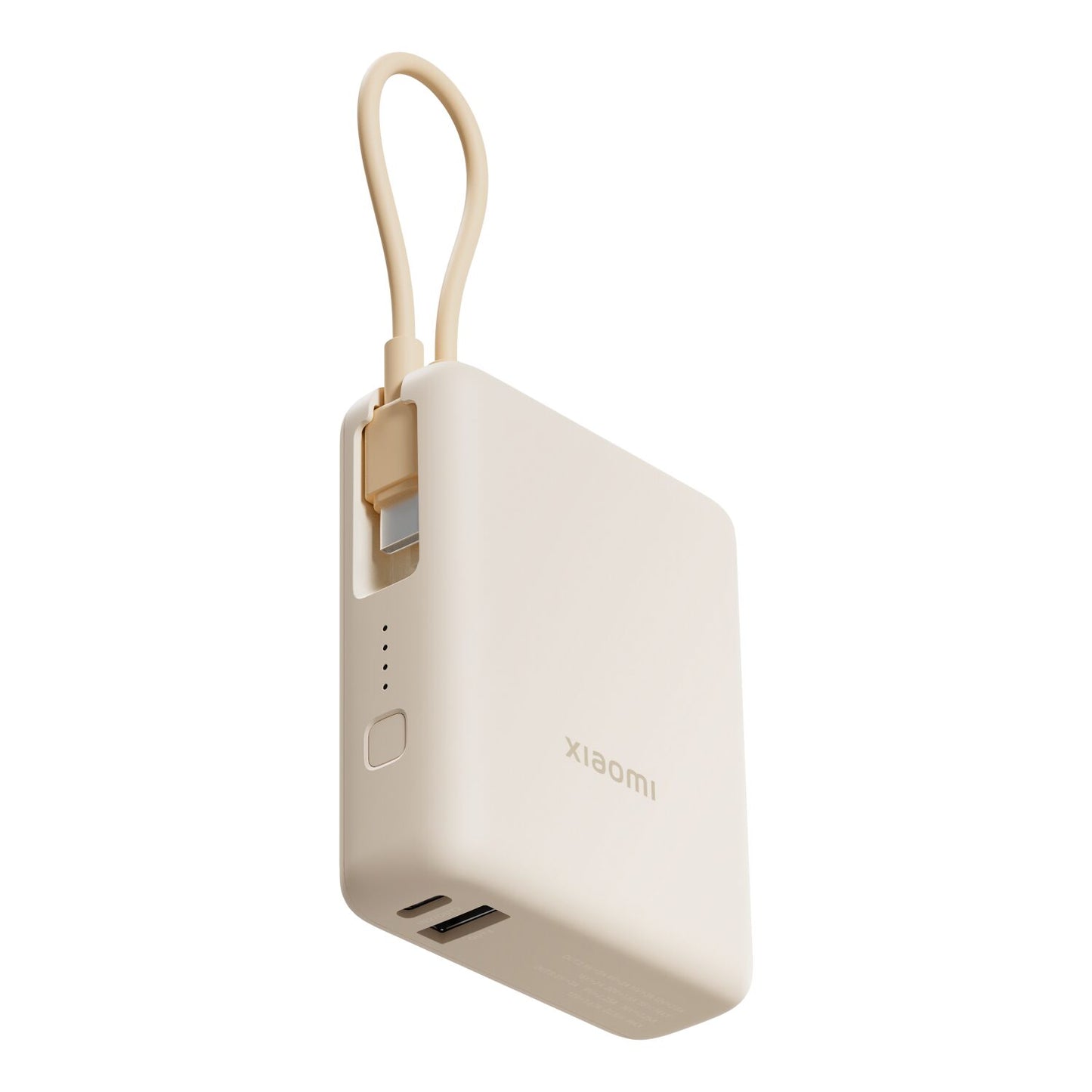 Xiaomi 33W Power Bank 10000 (Integrated Cable) - Tan - Guards On Duty Shop & Security Guards