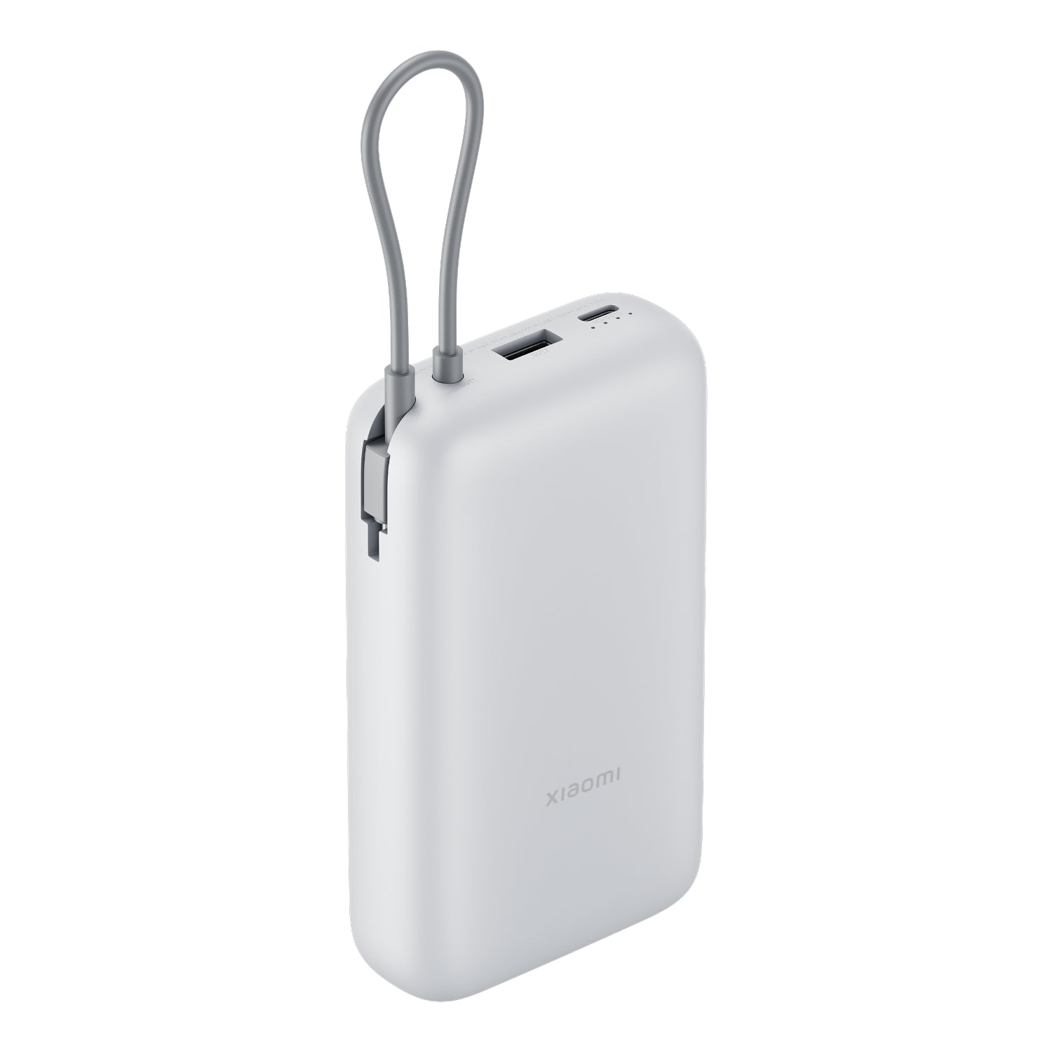 Xiaomi Power Bank 20000mAh (Integrated Cable) - Light Grey - Guards On Duty Shop & Security Guards