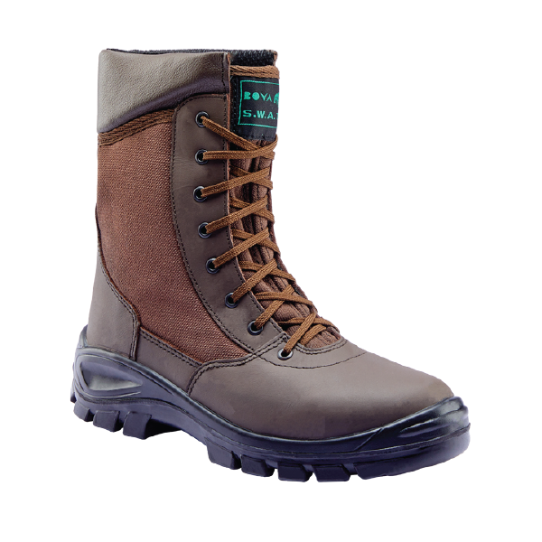 SWAT Boots with Steel Toe & Steel Midsole Sizes 3-13 - Black