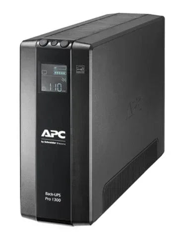 APC BACKUP UPS 1300VA/ 1.3KVA 780W UPS TOWER RACK MOUNT INCLUDED: NO RACK TYPE: N/A NETWORK CARD:NO BATTERY:YES BATTERY TYPE: VRLA WARRANTY: 2 YEARS REPAIR OR REPLACE NOTES: LINE INTERACTIVE - Guards On Duty Shop & Security Guards