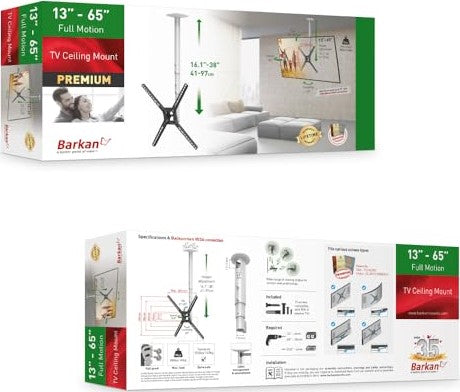 Barkan Full Motion Ceiling Tv Mount