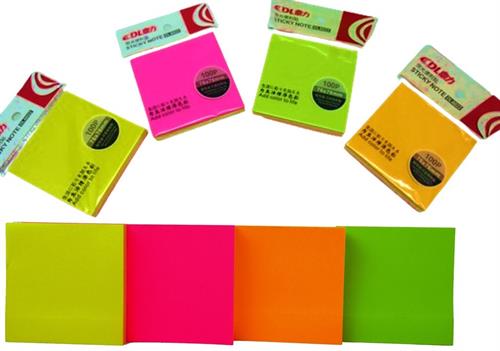 Dloffice Multicolour Sticky Notepad 100 Sheets Per Pad