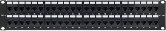Netix UTP CAT6 48 RJ45 Port Rackmount Patch Panel