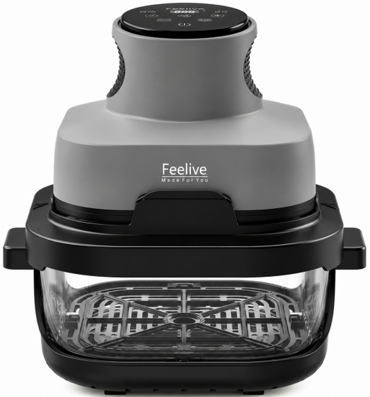 Feelive Crispy Dual Glass Digital Air Fryer