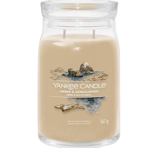 Yankee Candle Signature Collection Amber & Sandalwood Large