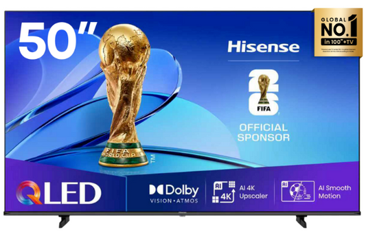 Hisense 50 Inch QLED VIDAA Smart LED TV