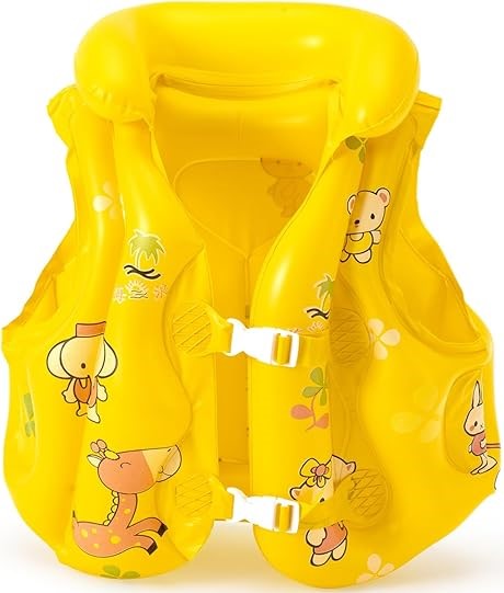 Casey Kids Small Inflatable Swimming Vest Yellow