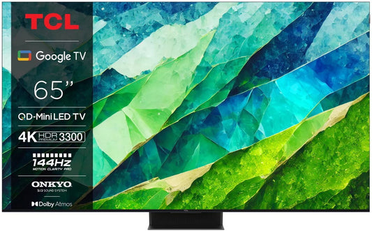 Tcl 65C855 Display 65 Inch Google 4K Qd Mini Led Smart Tv