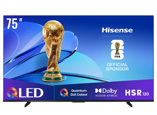Hisense 75 Inch QLED 144Hz Smart LED TV