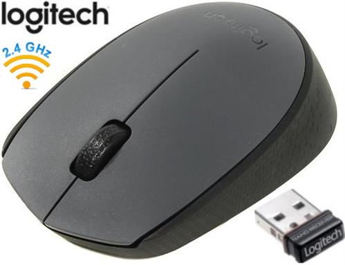 910-004642- Logitech M170 Wireless Mouse - GREY-K - 2.4GHZ