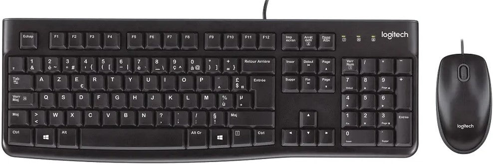 Logitech MK120 Wired Desktop Keyboard And Mouse Combo