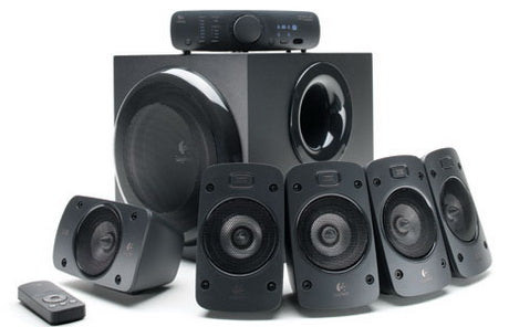 980-000468 - LOGI Desktop Speakers Z906 Surround sound speaker 5.1 3.5mm 500W RMS Dolby Digital & DTS Decoding Wall Mountable